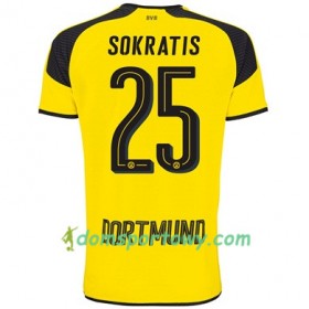 Koszulka Borussia Dortmund SOKRATIS 25 Trzeci Koszulki Piłkarskie 2017-2018 Krótki Rękaw