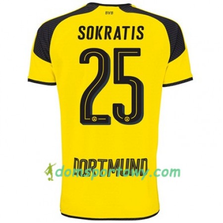 Koszulka Borussia Dortmund SOKRATIS 25 Trzeci Koszulki Piłkarskie 2017-2018 Krótki Rękaw