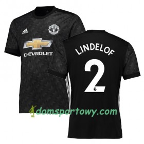 Koszulka Manchester United LINDELOF 2 Wyjazdowe Koszulki Piłkarskie 2017-2018 Krótki Rękaw