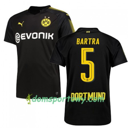 Koszulka Borussia Dortmund BARTRA 5 Wyjazdowe Koszulki Piłkarskie 2017-2018 Krótki Rękaw