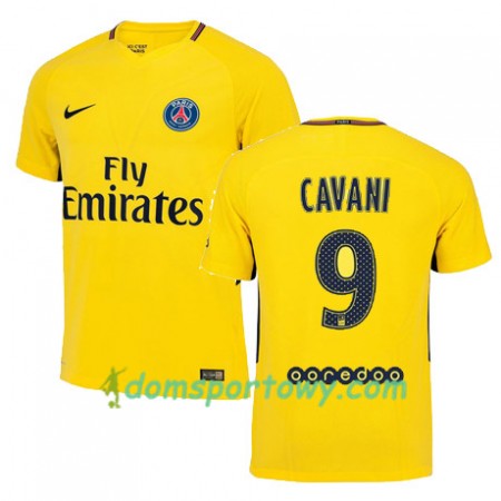 Koszulka Paris SG EDINSON CAVANI 9 Wyjazdowe Koszulki Piłkarskie 2017-2018 Krótki Rękaw