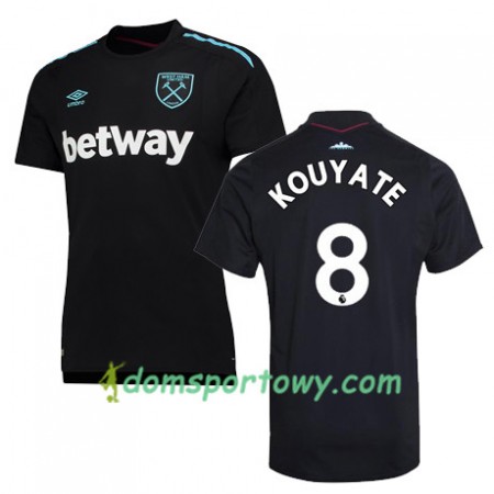 Koszulka West Ham United KOUYATE Wyjazdowe Koszulki Piłkarskie 2017-2018 Krótki Rękaw