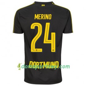 Koszulka Borussia Dortmund MERINO 24 Wyjazdowe Koszulki Piłkarskie 2017-2018 Krótki Rękaw