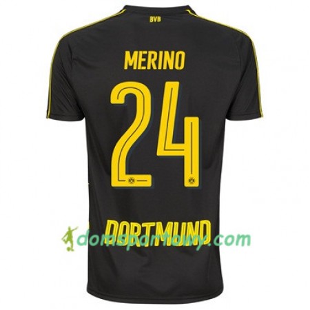 Koszulka Borussia Dortmund MERINO 24 Wyjazdowe Koszulki Piłkarskie 2017-2018 Krótki Rękaw