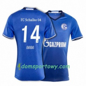 Koszulka FC Schalke 04 BABA 14 Domowe Koszulki Piłkarskie 2017-2018 Krótki Rękaw
