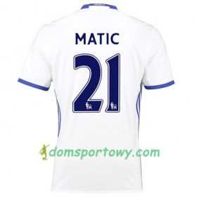Koszulka Chelsea MATIC 21 Trzeci Koszulki Piłkarskie 2017-2018 Krótki Rękaw