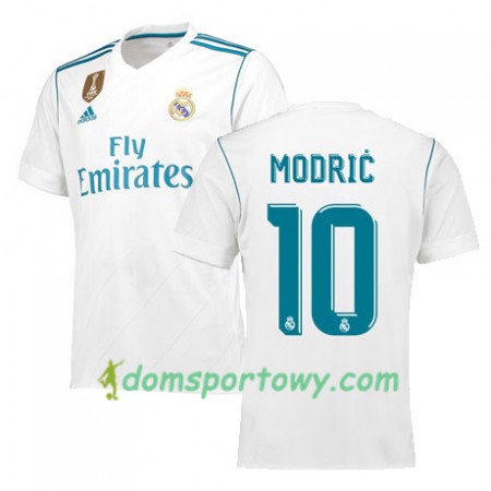 Koszulka Real Madryt MODRIC 10 Domowe Koszulki Piłkarskie 2017-2018 Krótki Rękaw