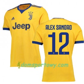 Koszulka Juventus ALEX SANDRO 12 Wyjazdowe Koszulki Piłkarskie 2017-2018 Krótki Rękaw
