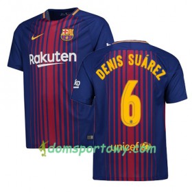 Koszulka FC Barcelona Denis Suarez 6 Domowe Koszulki Piłkarskie 2017-2018 Krótki Rękaw