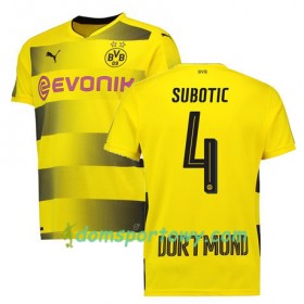 Koszulka Borussia Dortmund SUBOTIC 4 Domowe Koszulki Piłkarskie 2017-2018 Krótki Rękaw