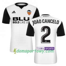 Koszulka Valencia CF JOAO CANCELO Domowe Koszulki Piłkarskie 2017-2018 Krótki Rękaw