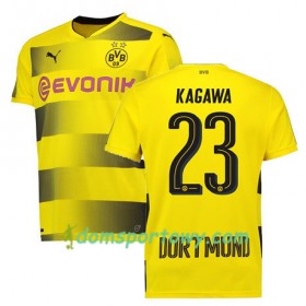 Koszulka Borussia Dortmund KAGAWA 23 Domowe Koszulki Piłkarskie 2017-2018 Krótki Rękaw