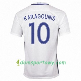 Koszulka Grecja GIORGOS KARAGOUNIS Domowe Koszulki Piłkarskie 2016/17 Krótki Rękaw