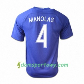 Koszulka Grecja KOSTAS MANOLAS Wyjazdowe Koszulki Piłkarskie 2016/17 Krótki Rękaw