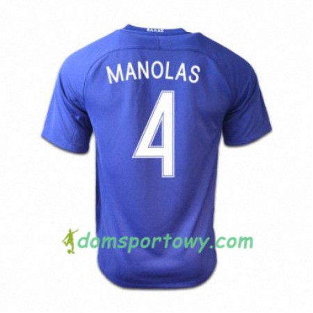 Koszulka Grecja KOSTAS MANOLAS Wyjazdowe Koszulki Piłkarskie 2016/17 Krótki Rękaw