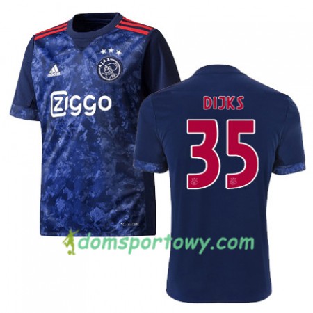 Koszulka Ajax Amsterdam MITCHELL DIJKS 35 Wyjazdowe Koszulki Piłkarskie 2017-2018 Krótki Rękaw