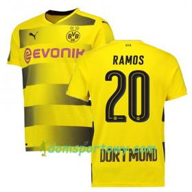 Koszulka Borussia Dortmund RAMOS 20 Domowe Koszulki Piłkarskie 2017-2018 Krótki Rękaw