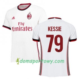 Koszulka AC Milan KESSIE 79 Wyjazdowe Koszulki Piłkarskie 2017-2018 Krótki Rękaw