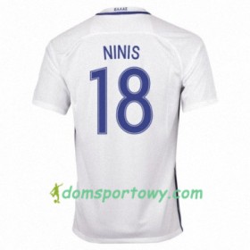 Koszulka Grecja SOTIRIS NINIS Domowe Koszulki Piłkarskie 2016/17 Krótki Rękaw