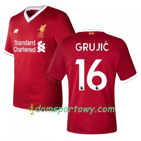 Koszulka Liverpool GRUJIC 16 Domowe Koszulki Piłkarskie 2017-2018 Krótki Rękaw