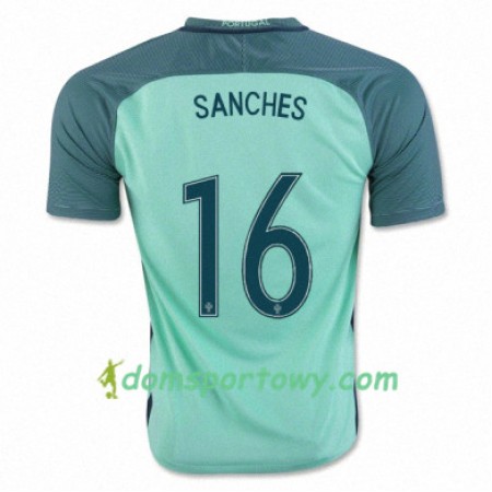Koszulka Portugalia RENATO SANCHES Wyjazdowe Koszulki Piłkarskie Euro 2016