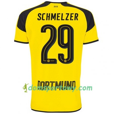 Koszulka Borussia Dortmund SCHMELZER 29 Trzeci Koszulki Piłkarskie 2017-2018 Krótki Rękaw