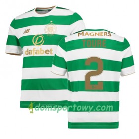 Koszulka Celtic FC KOLO TOURE Domowe Koszulki Piłkarskie 2017-2018 Krótki Rękaw