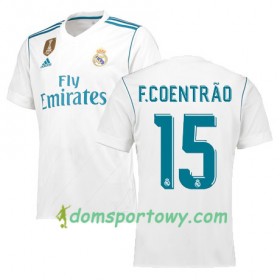Koszulka Real Madryt F COENTRAO 15 Domowe Koszulki Piłkarskie 2017-2018 Krótki Rękaw