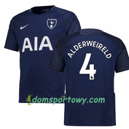 Koszulka Tottenham Hotspur ALDERWEIRELD 4 Wyjazdowe Koszulki Piłkarskie 2017-2018 Krótki Rękaw