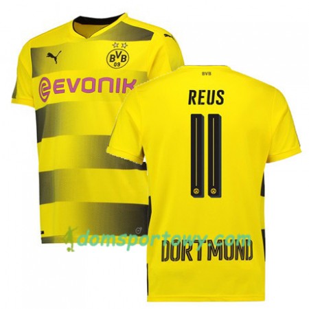 Koszulka Borussia Dortmund REUS 11 Domowe Koszulki Piłkarskie 2017-2018 Krótki Rękaw