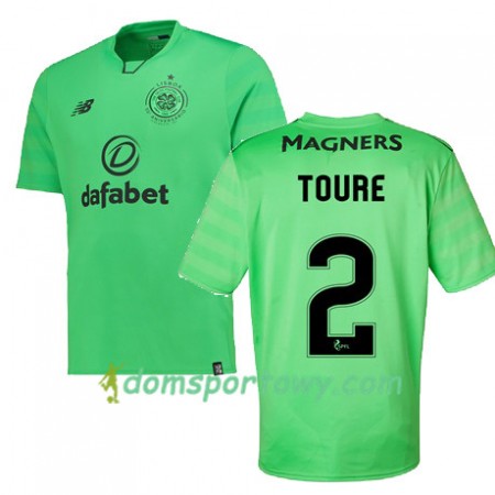 Koszulka Celtic FC KOLO TOURE Trzeci Koszulki Piłkarskie 2017-2018 Krótki Rękaw