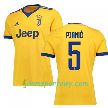 Koszulka Juventus PJANIC 5 Wyjazdowe Koszulki Piłkarskie 2017-2018 Krótki Rękaw