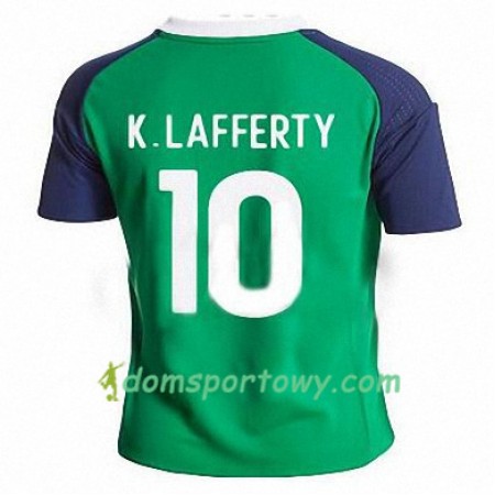 Koszulka Irlandia Północna KYLE LAFFERTY Domowe Koszulki Piłkarskie 2016/17 Krótki Rękaw