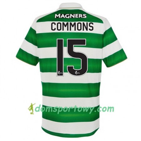 Koszulka Celtic FC KRIS COMMONS Domowe Koszulki Piłkarskie 2017-2018 Krótki Rękaw
