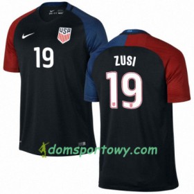 Koszulka Stany Zjednoczone GRAHAM ZUSI Wyjazdowe Koszulki Piłkarskie 2016/17 Krótki Rękaw