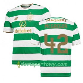 Koszulka Celtic FC CALLUM McGREGOR Domowe Koszulki Piłkarskie 2017-2018 Krótki Rękaw