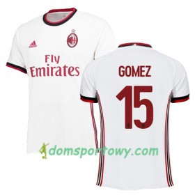 Koszulka AC Milan GOMEZ 15 Wyjazdowe Koszulki Piłkarskie 2017-2018 Krótki Rękaw