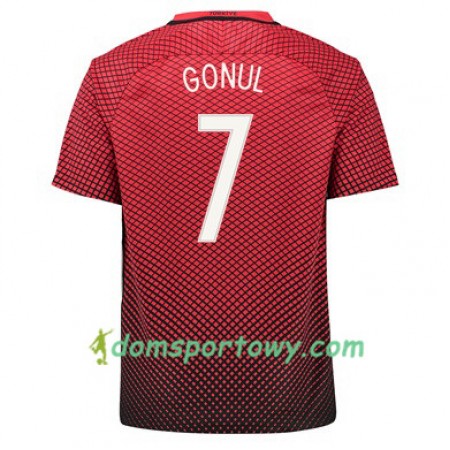 Koszulka Turcja GOKHAN GONOL Domowe Koszulki Piłkarskie Euro 2016