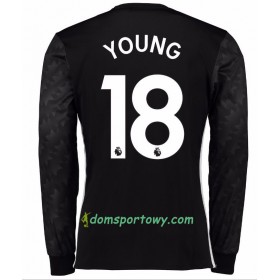 Koszulka Manchester United Ashley Young 18 Wyjazdowe Koszulki Piłkarskie 2017-2018 Długi Rękaw