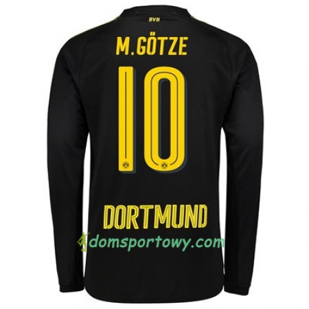 Koszulka Borussia Dortmund Mario Gotze 10 Wyjazdowe Koszulki Piłkarskie 2017-2018 Długi Rękaw