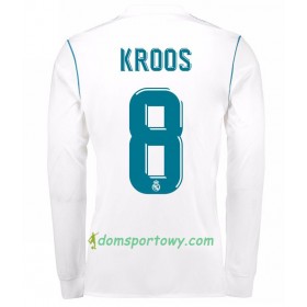 Koszulka Real Madryt Toni Kroos 8 Domowe Koszulki Piłkarskie 2017-2018 Długi Rękaw