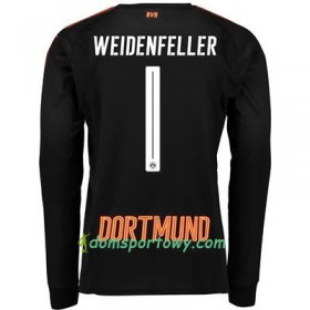 Koszulka Borussia Dortmund Bramkarska Roman Weidenfeller 1 Domowe Koszulki Piłkarskie 2017-2018 Długi Rękaw