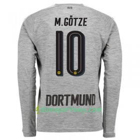 Koszulka Borussia Dortmund Mario Gotze 10 Trzeci Koszulki Piłkarskie 2017-2018 Długi Rękaw