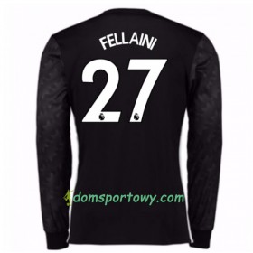 Koszulka Manchester United Marouane Fellaini 27 Wyjazdowe Koszulki Piłkarskie 2017-2018 Długi Rękaw