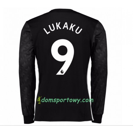 Koszulka Manchester United Romelu Lukaku 9 Wyjazdowe Koszulki Piłkarskie 2017-2018 Długi Rękaw
