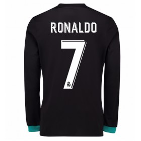Koszulka Real Madryt Cristiano Ronaldo 7 Wyjazdowe Koszulki Piłkarskie 2017-2018 Długi Rękaw