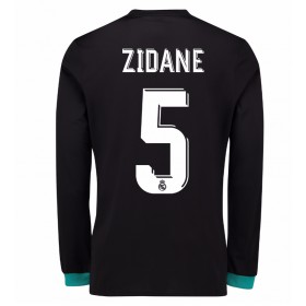 Koszulka Real Madryt Zidane 5 Wyjazdowe Koszulki Piłkarskie 2017-2018 Długi Rękaw