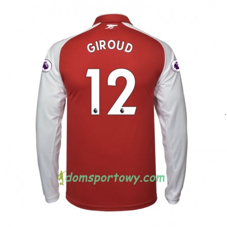 Koszulka Arsenal Olivier Giroud 12 Domowe Koszulki Piłkarskie 2017-2018 Długi Rękaw