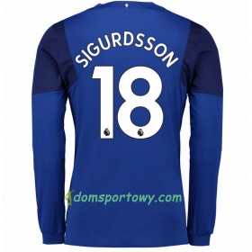 Koszulka Everton Gylfi Sigurdsson 18 Domowe Koszulki Piłkarskie 2017-2018 Długi Rękaw