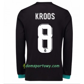 Koszulka Real Madryt Toni Kroos 8 Wyjazdowe Koszulki Piłkarskie 2017-2018 Długi Rękaw
